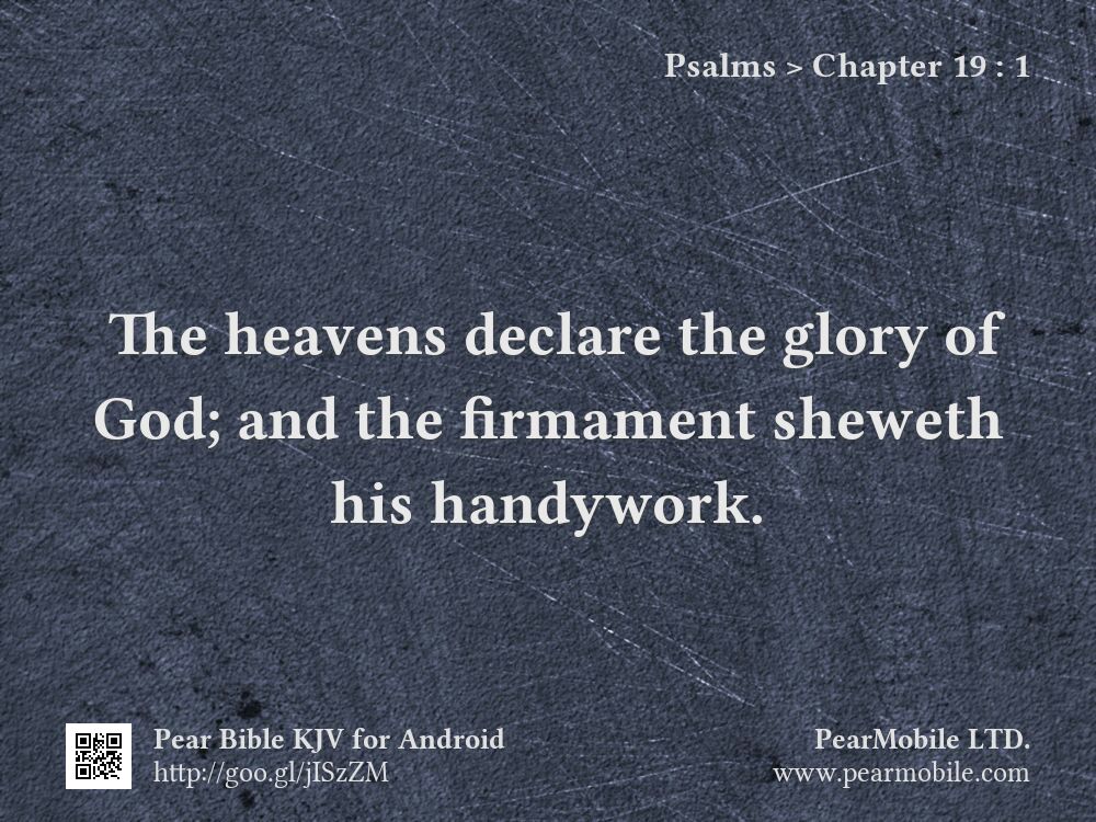 Psalms, Chapter 19:1